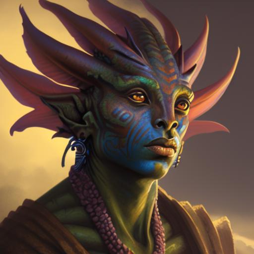 00270-92909305-Close-up Portrait of a Aztec brown Merfolk_Person, Fantasy, Medieval, Volumetric lighting, concept art, brush stroke style, arts.png